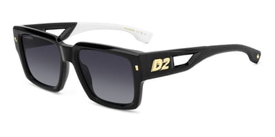 Dsquared2 D2 0143/S BLACK/GREY SHADED 53/19/145 Herrenbrillen Zonnebrillen