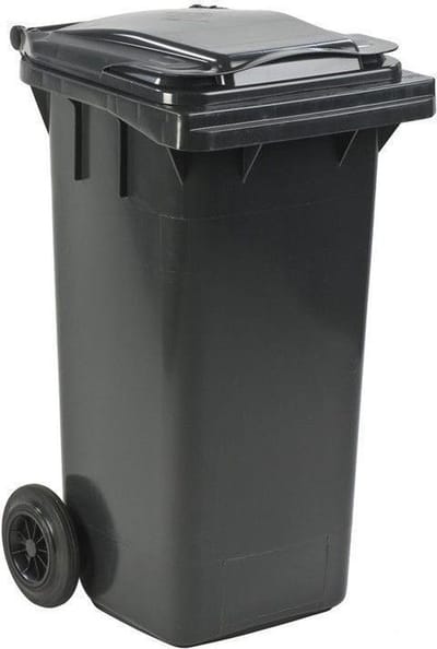 Minicontainer 120 liter grijs