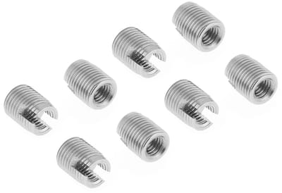 Dailygoods- Draadreparatie-inzetstukken M3 x 6 mm - Zelftappende - 20 Stuks - RVS SUS303 - Verbeterde verbindingssterkte - Slijtvastheid verhogen - Draadinzetstukken