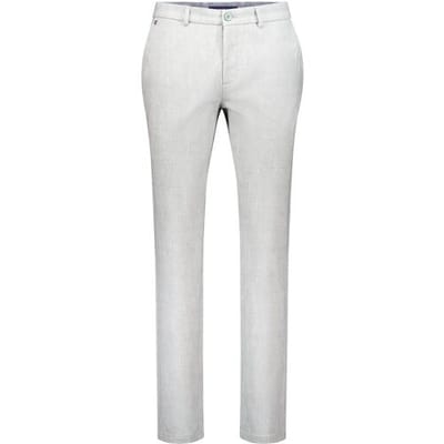Gardeur Broek Tonic Resort Chic Printed Summer Jersey Elevated Wearing Comfort Licht Grijs / male