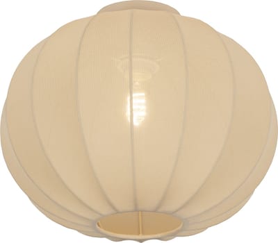 Lumidora Plafondlamp 74455 - Plafonniere - TACK - E27 - Beige - Creme - Zand - Textiel - ⌀ 38 cm