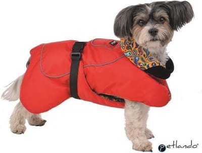 Petlando Happiness Winterjas Hond - Rood 60cm