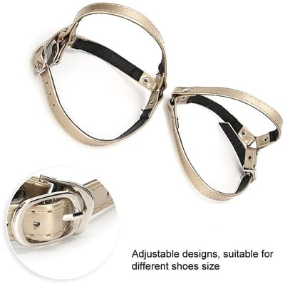 Allecto - Anti-Loose High Heels Schoenaccessoires - Perfecte oplossing voor losse veters - Gouden kleur - Voor dames - Hoge hak schoenen - Ideaal v...