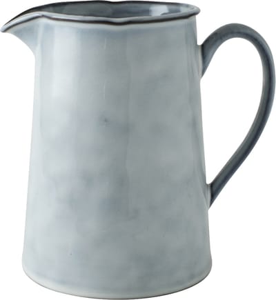 Dutch Rose Organic Waterkan 1.6 Liter - Stoneware Handgemaakt - Blauw