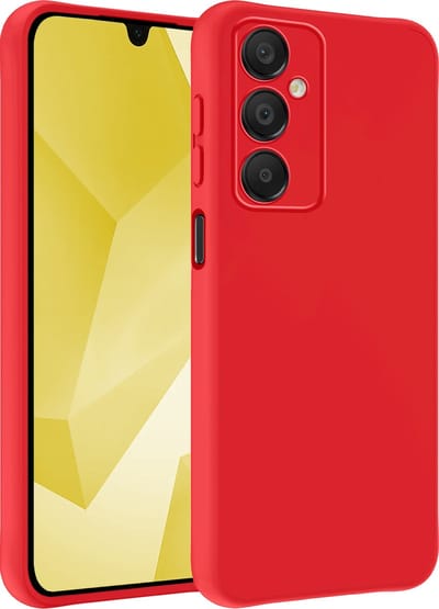 Hoesje - Geschikt voor Samsung Galaxy A16 - Sterk & Shockproof - Hoes Cover - Siliconen Case - Telefoonhoesjes - Rood