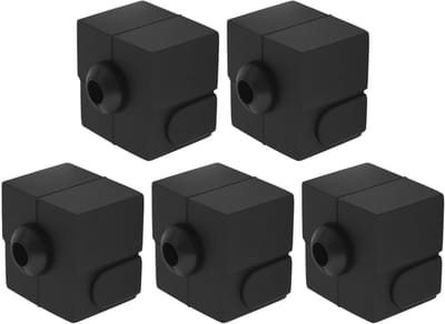 Dailygoody - Verwarmingsblok - Siliconen hoes - Hittebestendig - Zwart - 3D-printer accessoires - Beschermt hotend - Geschikt voor Ender 3 V3 SE, Ende...