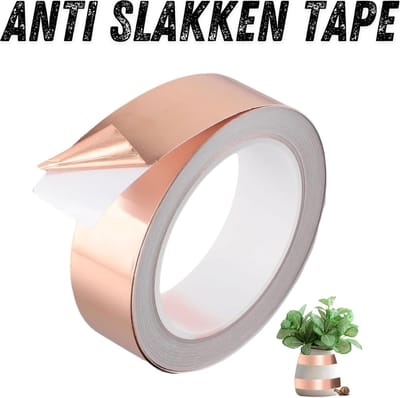 Anti Slakken Tape - 25mm breedte & 2 meter lang - Koperfolie - Slakkenval - Geleidende tape - Kopertape - Slakkenvallen