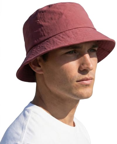 Oversized XXL sneldrogende bucket hat, vissershoed, zonnehoed, waterafstotend, lichtgewicht, zomerreishoed met afneembare kinriem