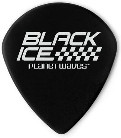 D'Addario zwart Ice Picks 0,80mm 10-pakket, Jazz voorm, 3DBK4-10 - Plectrum set