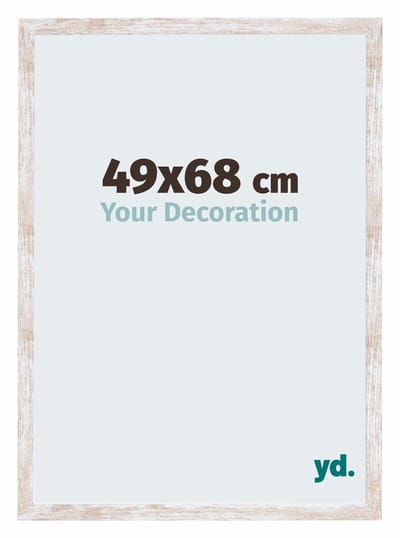 Your Decoration - Fotolijst 49x68 cm - MDF - White Wash - Catania