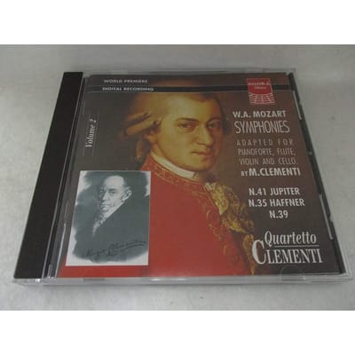 CD MOZART - Kamersymfonieën 35, 39, 41: Clementi.q AG004 Europa Klassiek Gebruikt brown