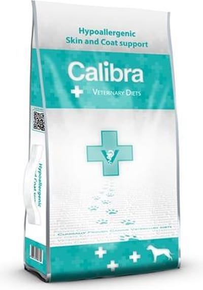 Calibra Dog Veterinary Diets Hypoallergenic Skin and Coat Support  12 kg