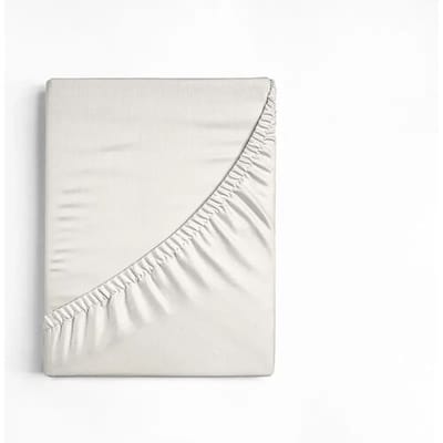 Dreamhouse Hoeslaken Katoen Crème - 90 x 200 cm + 30 cm hoekhoogte