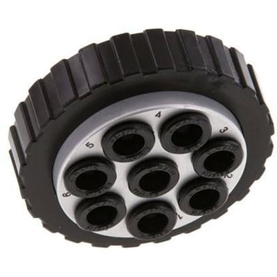 POM Meervoudige Koppeling Insteeknippel 8x8 mm Push-in-aansluitingen Vacuum