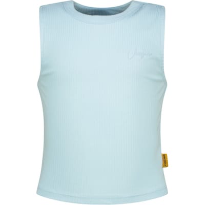Vingino Girls Basic-crop Rib Top Top Powder Blue Taglia: 16 | Abbigliamento Sportivo Outlet | kids | Blu