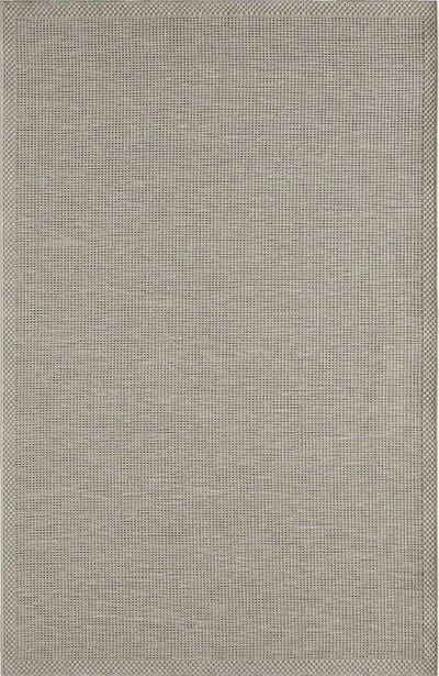 Vloerkleed voor buiten of voor balkon en terras in beige grijs 200x280 cm | Tapijt geschikt voor In en Outdoor | Rechthoekig | Weer- en UV-bestendig Tuintapijt | Buitentapijt | CALGARY kleed by The Carpet