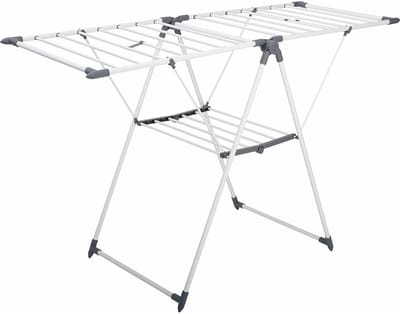 Five Wasrek/droogrek - metaal - 150 x 61x 96 cm - staand/inklapbaar