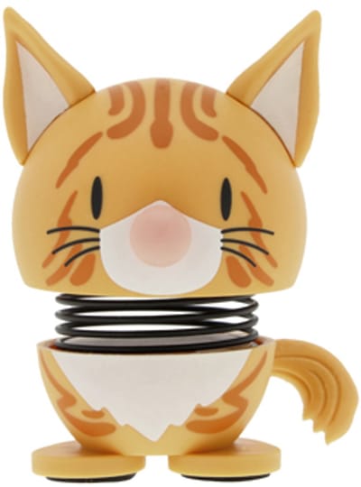 Hoptimist Beeldje Oranje Tabby Kat - XS - Oranje - Mini Beeldjes Decoratie voor Kantoor, Kamer en Woonkamer - Cadeau Idee voor Mannen, Vrouwen en Kinderen
