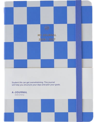 My Journal - Schoolagenda 2026-2027 - A5 - Lavendel geruit