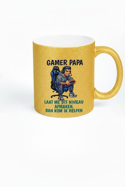Gamer Papa Koffiemok - Unieke Mok voor de Game Liefhebber