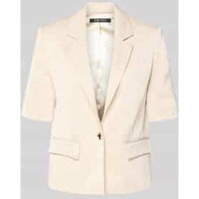 Slim fit blazer met 1/2-mouwen