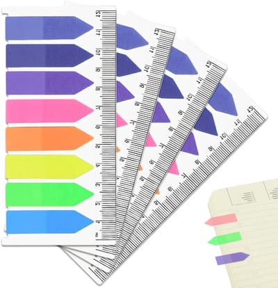 Kleurrijke Zelfklevende Notities - 640 Stuks in 8 Kleuren voor Boekmarkering en Organisatie
