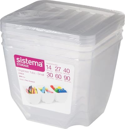 Sistema Storage Opbergbox - Met Deksel - Transparant - 1.3 Liter