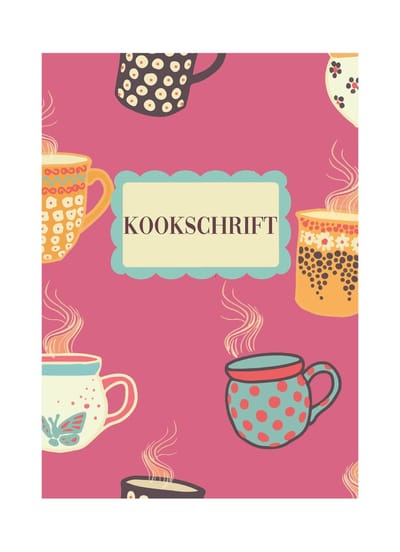 HappyBook - Kookschrift - Roze - Recepten - Gerechten - Softcover - Elastiek - Cadeau - Kookboek - Relatiegeschenk - Koken - Familierecepten - Bewaarboek voor recepten - Verjaardagscadeau - Oma's recepten - Foodjournal - Food - Verzamelde gerechten