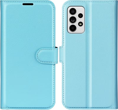 Coverup Book Case - Geschikt voor Samsung Galaxy A33 Hoesje - Lichtblauw