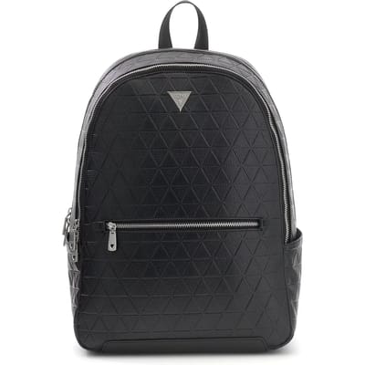 GUESS laptop rugzak rugzak met laptopvak Torino Backpack Black zwart