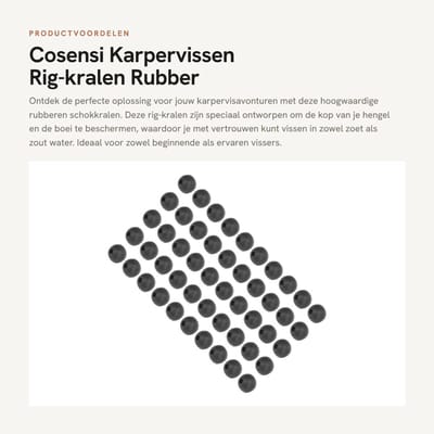 Dailygoods- Rig-kralen rubberen schokkralen - Bescherming