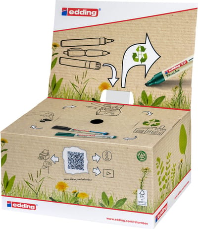 Retourenbox edding Benelux