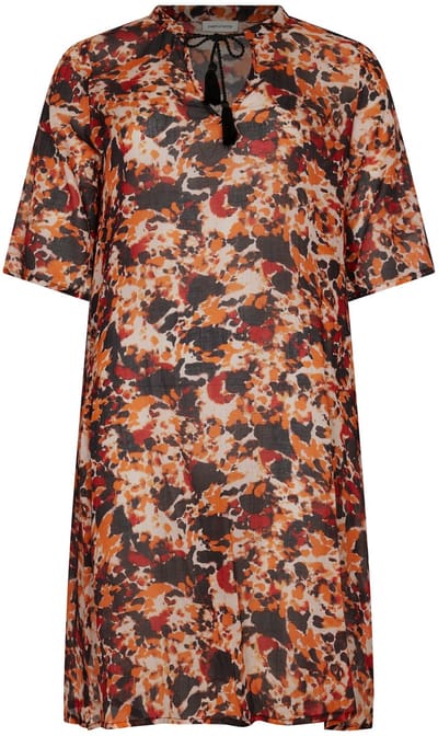 Pastunette - Jurk/Cover-up - Sunstone - Katoen Voile - Beige/Multi - Maat 38