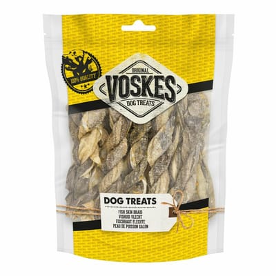 Voskes Hondensnacks Fish Twist - 10 x 160 gr - Voordeelverpakking