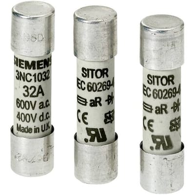 Siemens 3NC1432 Cilinderzekeringmodule 10 stuk(s)