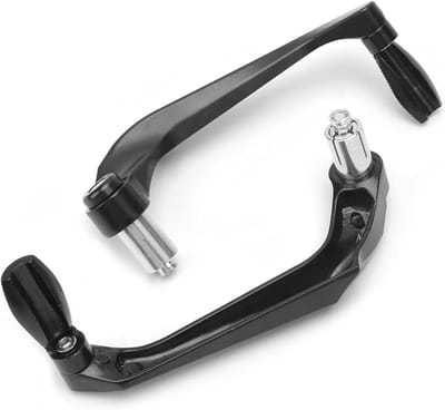 Stuurbeschermers Motorfiets - Remhendel Bescherming - Veiligheid Stuur - Universele Pasvorm - 09 inch - Zwart