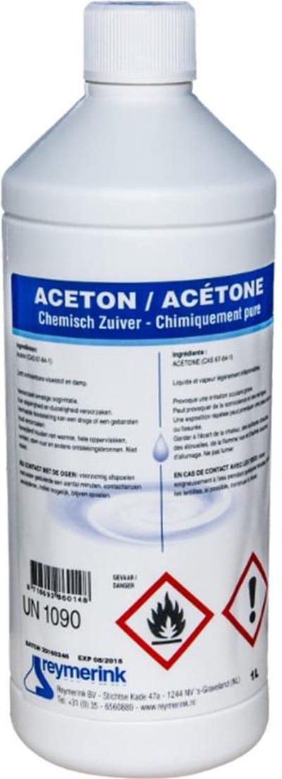 Reymerink Aceton - Nagellakremover - 1 Liter