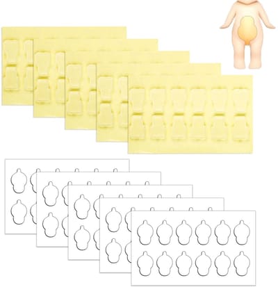 Dailygoods - 120 Stuks Plakband voor Sonny Baby, Dubbelzijdig Transparant Kleefpads Minifiguur Transparante Lijm Plakkerig Vervanging voor Plakband voor Sonny Doll