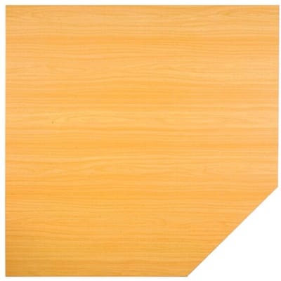 QT12 - trapeziumvormige plaat 120 x 120 Beuken