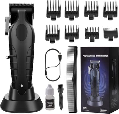 QORA® Trimmer Baard - Trimmer - Zwart - 17cm x 5cm x 5cm