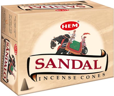 HEM Wierook Kegel Sandalo (12 pakjes)