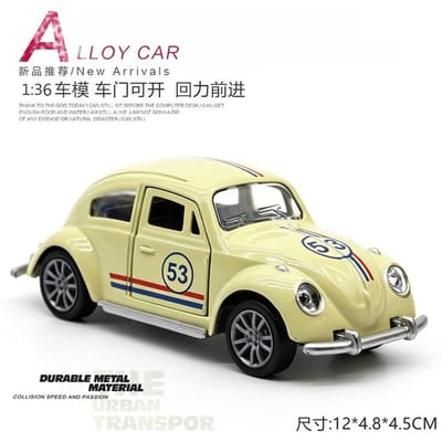1:36 Vintage Die-Cast Raceauto Speelgoed Hoge Kwaliteit Metaallegering Handmatig Terugtrekken Verzamelaar Klassieke Auto's