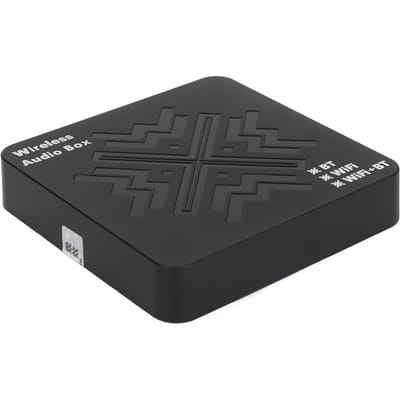 Boîtier de réception de musique HiFi sans fil WiFi Bluetooth 2 en 1 Son numérique sans fil à fibre optique