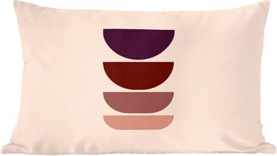 Sierkussens - Kussentjes Woonkamer - 60x40 cm - Harmonieus - Symmetrisch - Rood
