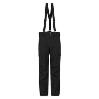 Mountain Warehouse Heren Ariel Waterdichte Cargo Skibroek (Zwart)