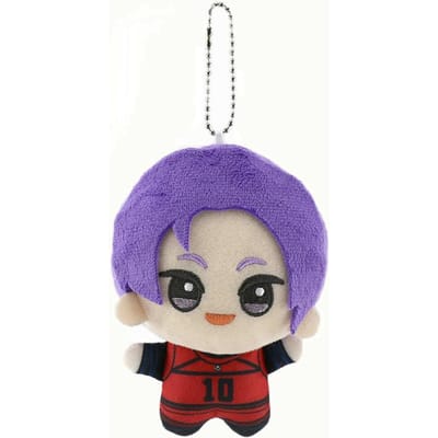 10cm Anime Volleybal Jongen Blue Lock Kawaii Tas Hanger Sleutelhanger Isagi Mikage Reo Rin Itoshi Itoshi Sae Pluche Speeltje Kinderen Cadeau purple