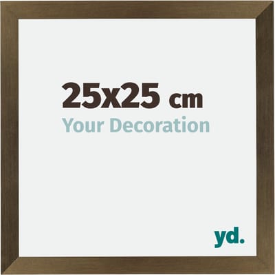 Your Decoration - Fotolijst 25x25 cm - MDF - Brons Decor - Mura