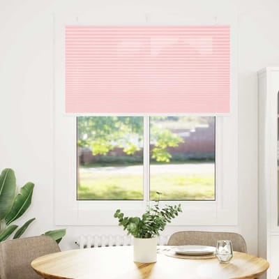 vidaXL - Plissé - rolgordijn - 110x150cm - stofbreedte - 109,4cm - polyester - roze