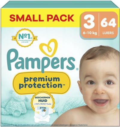 Pampers - Premium Protection - Maat 3 - Small Pack - 70Stuks - 6-10 kg