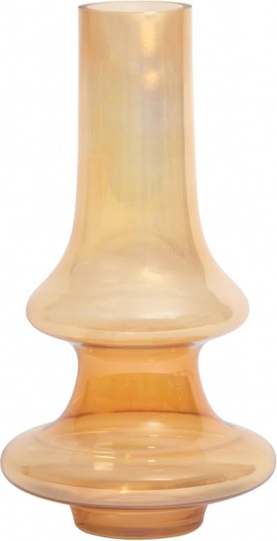 Light & Living Vaas Niana - Glas - Oranje - 19x36x19 cm (BxHxD)